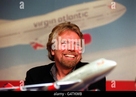 Virgin Atlantic Singapore Stock Photo