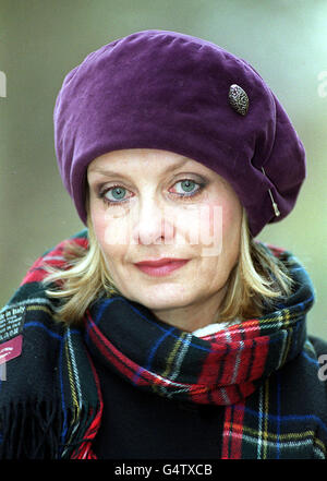 Former 60s supermodel-turned actress Twiggy (real name Lesley Hornby) helps to launch a national campaign to stop the factory farming of ducks following a report published by animal charity Viva! (International Voice of Animals). * The Viva! report says the aquatic birds are kept in squalid, cramped conditions inside small sheds and are not provided with water to swim in. Stock Photo