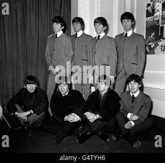 Beatles/Tussauds waxworks Stock Photo