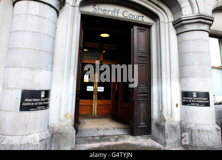 Aberdeen Sheriff Court Stock Photo