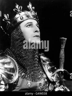 An undated library file picture of actor Ivor Novello as Henry V. Stock Photo