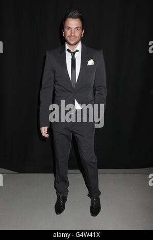 Peter Andre arriving for the 2012 NTA Awards at the O2, Greenwich, London Stock Photo