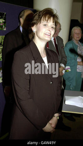 Prime Minister's wife Cherie Blair at the TUC HQ in London where she opened a photographic exhibition by Fred Jarvis, former General Secretary of the NUT and President of the TUC. * It was disclosed earlier that Mrs Blair had to pay a 10 excess charge after failing to get a ticket for the train taking her to her first appointment sitting as a judge. Stock Photo