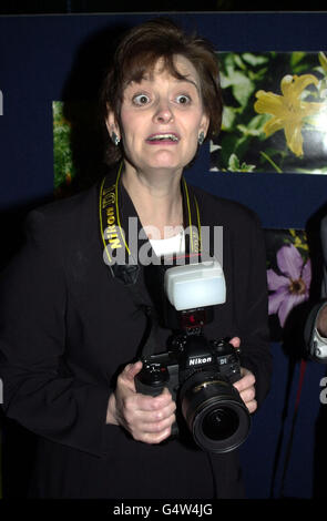 Cherie Blair camera Stock Photo