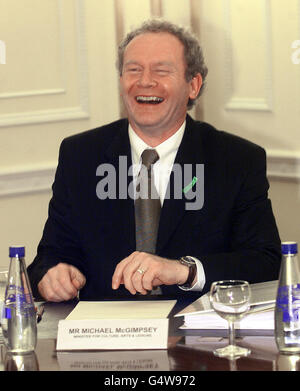 ULSTER Cabinet  / McGuiness 2 Stock Photo