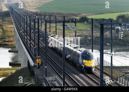 Hitachi Javelin High Speed Train Stock Photo