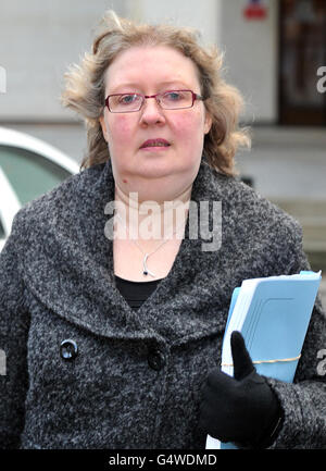 Angela Pearson, 52, leaves Manchester Crown Court, where she pleaded ...