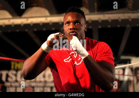 Boxing - Dereck Chisora Media Work-Out - Mygym Stock Photo