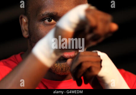 Boxing - Dereck Chisora Media Work-Out - Mygym Stock Photo