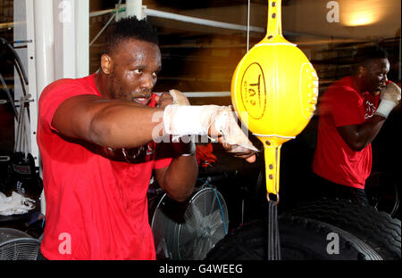 Boxing - Dereck Chisora Media Work-Out - Mygym Stock Photo