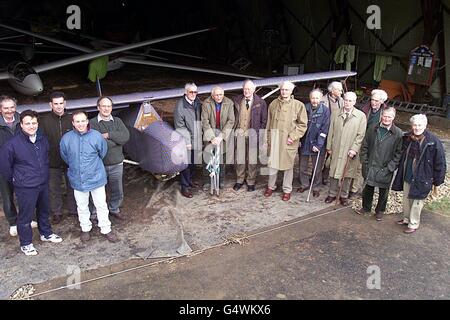 Colditz inmates Glider RAF Stock Photo