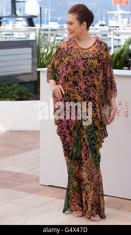 Actress Mastura Ahmad at the Apprentice film photo call at the 69th Cannes Film Festival Monday 16th May 2016, Cannes, France. Stock Photo