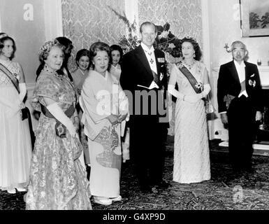 Royalty - Emperor Hirohito State Visit to UK - London Stock Photo - Alamy