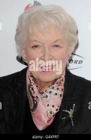 June Whitfield attends the Oldie of The Year Awards at Simpson's-in-the-Strand, London. PRESS ASSOCIATION Photo Tuesday February 7, 2011. Photo credit should read: Anthony Devlin/PA Stock Photo