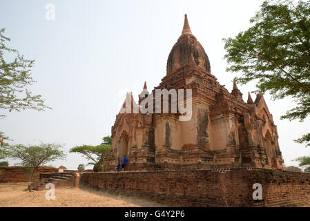 Thambula Pagoda (Paya), Old Bagan Archeological Zone, Mandalay Region, Myanmar Stock Photo