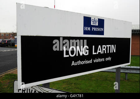 General view of Long Lartin prison entrance in Worcestershire where the radical Muslim cleric Abu Qatada is being held. Stock Photo