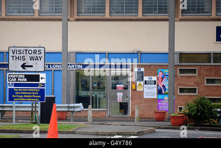 General view of Long Lartin prison entrance in Worcestershire where the radical Muslim cleric Abu Qatada is being held. Stock Photo