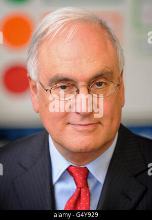 Ofsted Chief Inspector visits school Stock Photo