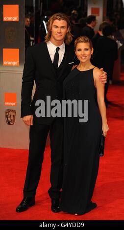 BAFTA Awards 2012 - Arrivals - London Stock Photo