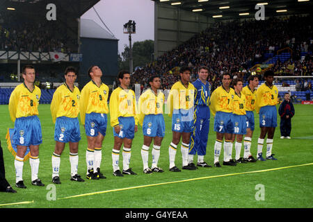 Soccer - UMBRO Cup - Brazil v Japan - Goodison Park, Liverpool Stock Photo