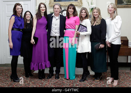 Dowining Street reception - London Fashion Week Stock Photo