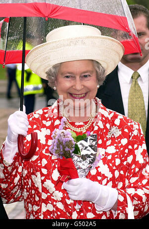 Queen Elizabeth II arrives during day four of Royal Ascot 2016, at ...