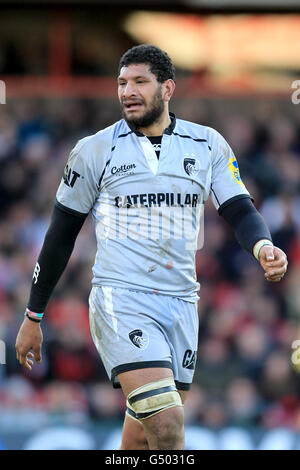 Rugby Union - Aviva Premiership - Saracens v Leicester Tigers - Vicarage Road. Steve Mafi, Leicester Tigers Stock Photo