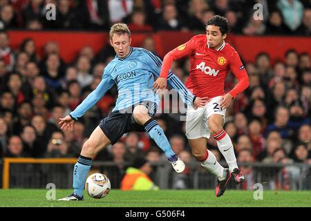 Soccer - UEFA Europa League - Round of 32 - Second Leg - Manchester United v Ajax - Old Trafford Stock Photo