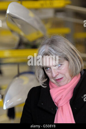 May visits Eton Dorney. Home Secretary Theresa May at Eton Dorney Lake ...