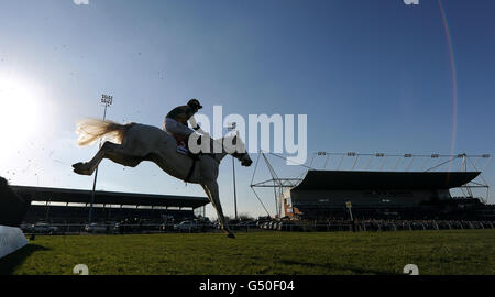 Horse Racing - Racing Plus Chase Day - Kempton Park Stock Photo