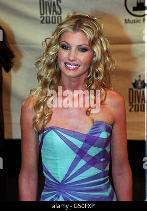 Country and Western singer Faith Hill at the VH1 Diva's 2000, the 3rd