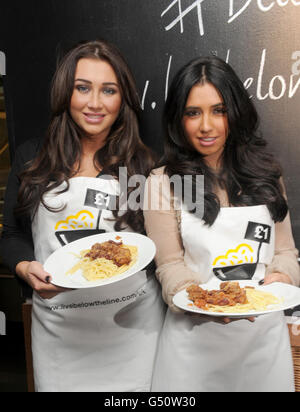 Live Below The Line Celebrity Charity Cook-off - London Stock Photo