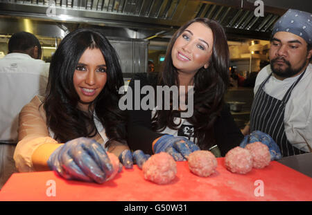 Live Below The Line Celebrity Charity Cook-off - London Stock Photo