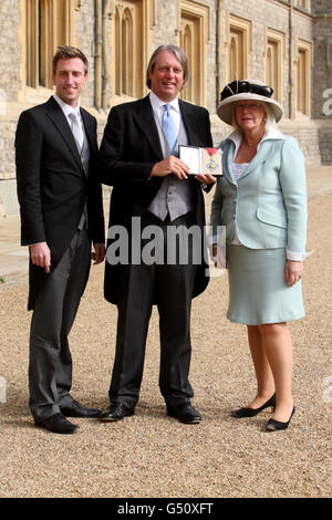 Investiture at Windsor Castle Stock Photo