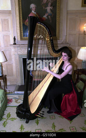 Royal Harpist Catrin Finch Stock Photo