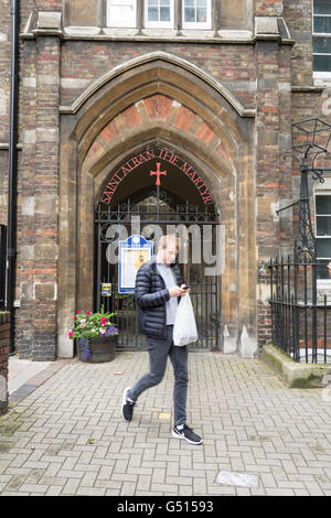 The Parish Church of St Alban the Martyr in Holborn, LOndon, UK Stock Photo