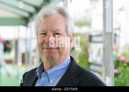 Richard H. Thaler. American economist and the Ralph and Dorothy Keller Distinguished Service Professor of Behavioral Science and Economics at the University of Chicago Booth School of Business.  The Hay Festival of Literature and the Arts, May 302016 Stock Photo