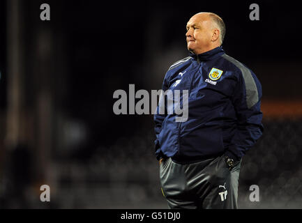 Soccer - FA Youth Cup - Quarter Final - Fulham v Burnley - Craven Cottage. Burnley youth team coach Terry Pashley Stock Photo