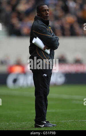 Soccer - Barclays Premier League - Wolverhampton Wanderers v Blackburn Rovers - Molineux Stadium. Wolverhampton Wanderers Manager Terry Connor during the Barclays Premier League match at the Molineux, Wolverhampton. Stock Photo