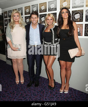 Joey Essex (left) and Sam Faiers arriving for the 2013 National ...