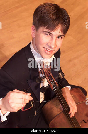 BBC Young Musician Guy Johnston Stock Photo