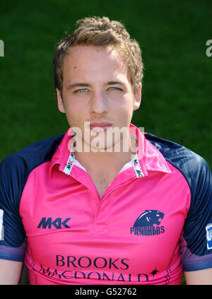 Cricket - 2012 Middlesex Photocall - Lords Cricket Ground. Josh Davey from Middlesex Cricket Club poses for media during the press day at Lord's Cricket Ground, London Stock Photo