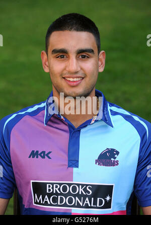 Cricket - 2012 Middlesex Photocall - Lords Cricket Ground. Gurjit Sandhu from Middlesex Cricket Club poses for media during the press day at Lord's Cricket Ground, London Stock Photo