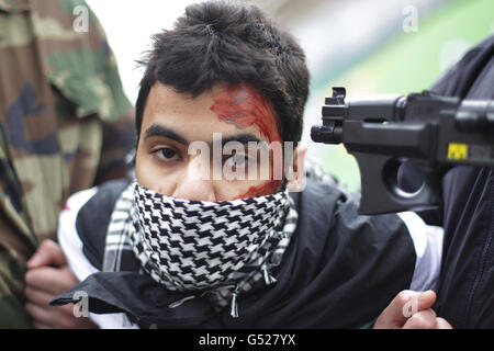 Student Islamic Societies protest Stock Photo