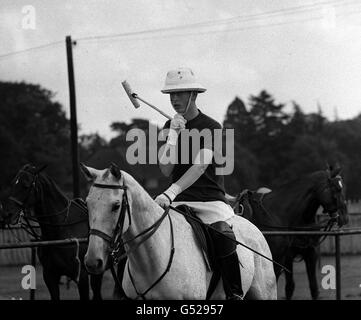 The Prince of Wales, during the Household Brigade Polo Club match for ...