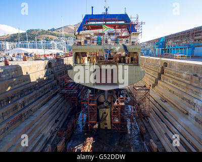 South Africa, Western Cape, Cape Town, Shipyard in Cape Town Stock Photo