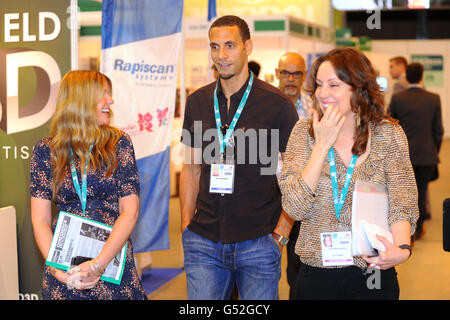 Manchester United and England defender Rio Ferdinand attends Soccerex European Forum 2012 Stock Photo