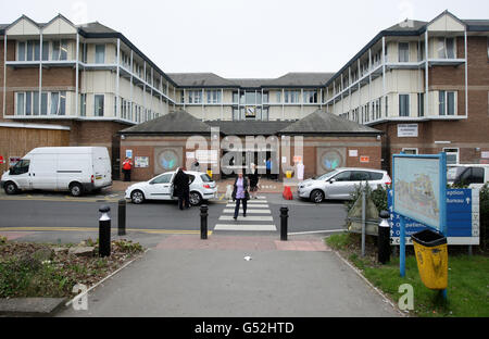 General View Of Oldham Royal Hospital To Illustrate Hospital Car General View Of Oldham Royal Hospital To Illustrate Hospital Car