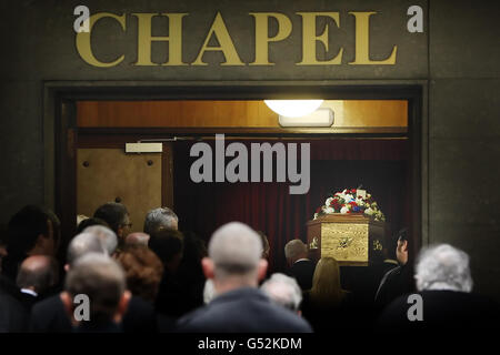 Jocky Wilson funeral Stock Photo