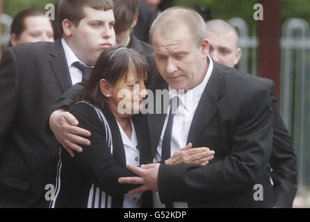 Jocky Wilson funeral Stock Photo